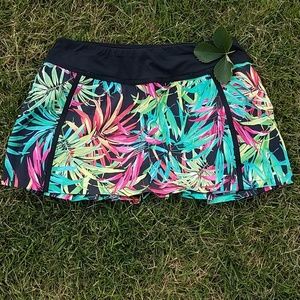 Fabletics, tropical print, skort